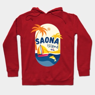 Saona Island beach Dominican Republic Hoodie